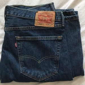Levi’s 505 jeans in deep blue, NWOT, W36 L34